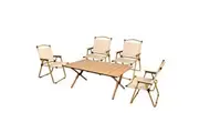 Levede Folding Table Chair Set