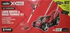 OZITO PXC 36V (18Vx2) Cordless Electric LAWN MOWER & GRASS TRIMMER KIT, NEW