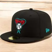 [70546265] Mens New Era MLB ARIZONA DIAMONDBACKS 5950 ON FIELD FITTED - BLACK