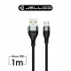 【JELLICO】USB to Mirco-USB 1M 強化鋁系列充電傳輸線(JEC-B16-BKM)
