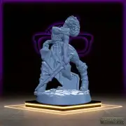 Eliza Fallen Pinup | Undead Fighter | Skeleton | Old Berg Fallen Ones Miniatures