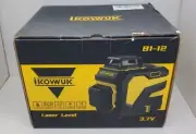 iKOWUK B1-12 Laser Level 3.7 V 3x360° Cross Line Laser for Construction