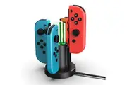 Joy-Con 4-in-1 Charging & Docking Station for Nintendo Switch, Black