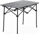 Aluminium Roll up Camping Table Outdoor Picnic BBQ Portable 4WD 55 X 94Cm Height