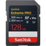 [SanDisk Genuine Product] SD Card 128GB SDXC Class10 UHS-II V90 Read Maximum 300