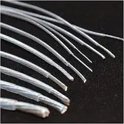 5M Silver Plated Wire High Purity O-F-C Copper Cable Audio Speaker Headphone DIY 10/11/13/14/15/18/20/22/24/26/28/30 AWG(30AWG (OD 0.7mm))