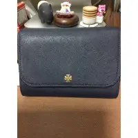 在飛比找蝦皮購物優惠-TORY BURCH EMERSON 經典LOGO防刮皮革斜