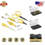 Compact Ergo Fly Tying Kit: Scissors, Bobbin & More for Experts & Beginners