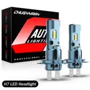 2PCS H7 Xenon White LED High/Low Beam Headlight Bulbs For Smart Fortwo 2008-2015