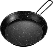 Camping Frying Pan - Iron Skillet | Induction Compatible Cookware | Lightweight Cooking Pan | Nonstick Camp Fryer | Camping Cookware for Stoves Oven Home Kitchen Dormitory Travel Backpacking Picnic O