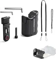 Camera Side Handle Xplorer Grip Kit for DJI/Insta.360/ Go.Pro Series Action Camera, Shooting Handle Accessories for Go.Pro 13/ Insta.360 Ace Pro 2/ DJI Action 5 Pro (Xplorer Grip Kit)