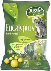 Aussie Drops Eucalyptus Family 6 Pack 150g
