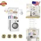 U8 Mini Over-The-Washer Laundry Organizer - Adjustable Shelves, 304 lb Capacity