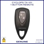TX-101 Cyclops REM-101 car immobiliser remote for P275 6XR Paralyser systems