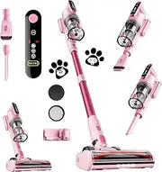Cordless Vacuum Cleaner, 50 Minutes Runtime, Self-contained Vacuums for Home, Powerful Suction, Lightweight, Rechargeable 8 in 1 Cordless Vacuum Cleaner for Pet Hair, Carpet, Floor
