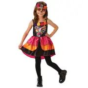 Sugar Skull Day of the Dead Costume - Girls