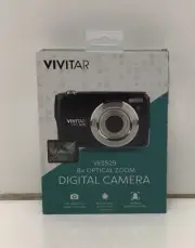 Vivitar 8X Optical Zoom Digital Camera - Rechargeable Battery, 2.7” LCD Display