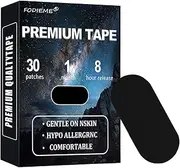 Black Breathable Tape Premium Tapes - Hypoallergenic & Pain Free Removal, Gentle On Skin for Outdoor Sports