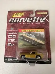 Johnny Lightning Corvette Collection 1963 Corvette Coupe Gold Limited Edition