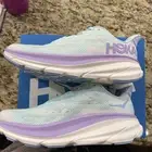 Hoka One Clifton 9 Running Shoes Sunlit Ocean Lilac Mist Women's Size 8B
