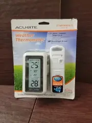 Digital Thermometer with Indoor, Outdoor Temperature and Daily High Lows White