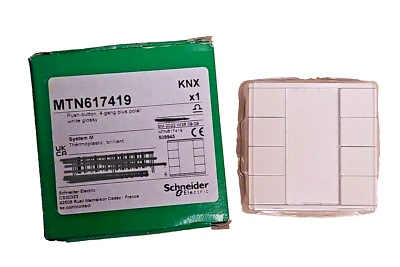 Knx Schneider Electric MTN617419 Push-button, 8-gang
