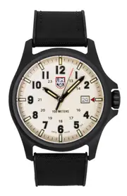 Luminox Atacama Field Swiss Made Quartz XL.1971.SET Mens Watch Black Rubber Strap With Extra Strap Grey Dial 100M