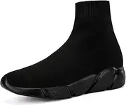 [CERYTHRINA] Womens Mens Walking shoes High Top Athletic Running Knit Mesh Socks Shoes Road Gym Fashion Sneakers