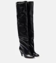 [Proenza Schouler] Proenza Schouler Cone leather over-the-knee boots AU 4 black