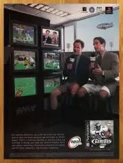 1999 NFL GameDay 2000 Playstation 1 PS1 Print Ad/Poster Football Video Game Art