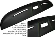GREEN STITCH FITS TRIUMPH SPITFIRE MK4 DASH DASHBOARD LEATHER SKIN COVER ONLY
