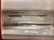 Set of 2 ADA Pro Scissors S Curve Type and Tweezers Pinsettes Grip Type L