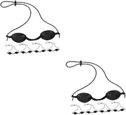Healvian 4sets Protective Goggles Eye Masks Eyepatches Eyemask Facial Masks Eye Shades Eye Protection Cover Holiday Light Goggles Eye Protection Goggles Eye Goggles Black 5pcs*4
