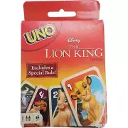 UNO Disney The Lion King Family Card Game Special Rule Edition Simba Nala Scar