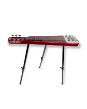 Haze HSLT 1930MRD Electric LAP Steel Guitar+Feet Supporters,Glass Slide Bar,Bag