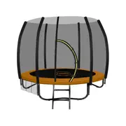 Kahuna Twister 8ft Springless Trampoline Outdoor Pad Mat Net Ladder