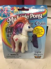 1998 HASBRO - MY LITTLE PONY KEY CHAIN *LIGHT HEART* (NOS)