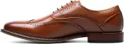 Stacy Adams Men's Macarthur Wingtip Oxford Color Cognac Size 12 Style 25489-221