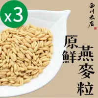 在飛比找momo購物網優惠-【西川米店】原鮮燕麥粒250gx3包