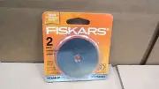 FISKARS 60MM TITANIUM ROTARY BLADES 2 PACK NEW