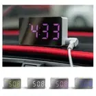 LED Mirror Display Electronic Table Clocks Digital Alarm Clock Bedside Clock