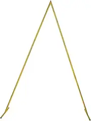 Amagogo Wedding Arch for Ceremony Arched Door Frame Floral Arrangement Iron Triangle Balloon Arch Frame for Bridal Shower Birthday