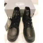 PALLADIUM PAMPA HI LEATHER短筒黑色皮革短靴