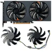 1 Pair Fans for POWERCOLOR RX6500XT/6600/6600XT/6650XT/6700 Athletic Edition