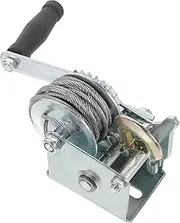 Marine Puller Small Mini500lb Boat Winch Ratchet Hand Marine Manual Ratchets Crank Gear Metal Hand Crank Winch