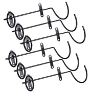 6pcs Wall Mount Wine Racks Tabletop Wine Stand Wall Single Wine Holder