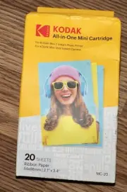 Kodak MC-20 All-in-One Mini Cartridge Replacement 20 Sheets