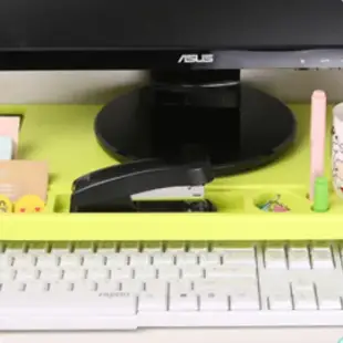 創意桌面顯示器收納整理架(粉色)