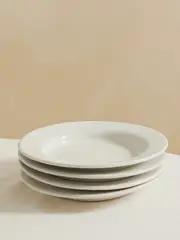 [LOUISE ROE] LOUISE ROE - + Sophia Roe S.r Collection Set Of Four Ceramic Lunch Plates - Off-white - One size One size Off-white