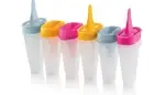 Tupperware Lollitups Icy poles ice cream Ice Block Ice-cream Makers set of 6 New